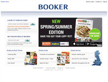 Tablet Screenshot of booker.co.uk
